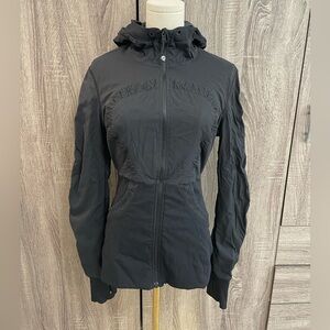 LULULEMON Black Reversible Studio Jacket size 6.